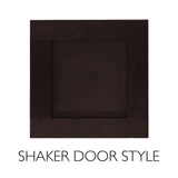 Design House Brookings 24-in W x 36-in H x 12-in D Espresso Maple Wall Ready To Assemble Plywood Cabinet (Recessed Panel Shaker Door Style)