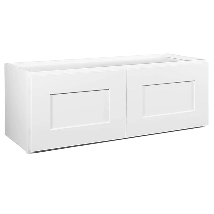 Design House Brookings 30-in W x 12-in H x 12-in D White Maple Wall Ready To Assemble Plywood Cabinet (Recessed Panel Shaker Door Style)