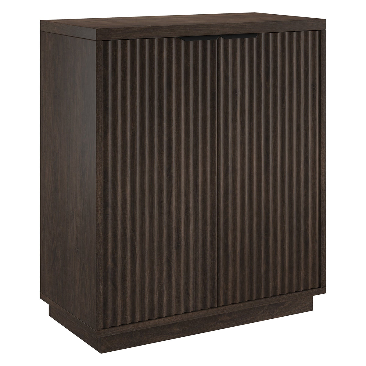 Hailey Home Mansfield Alder Brown 2-Shelf Office Cabinet