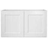 Design House Brookings 36-in W x 21-in H x 12-in D White Maple Wall Ready To Assemble Plywood Cabinet (Recessed Panel Shaker Door Style)