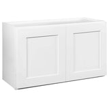 Design House Brookings 36-in W x 21-in H x 12-in D White Maple Wall Ready To Assemble Plywood Cabinet (Recessed Panel Shaker Door Style)