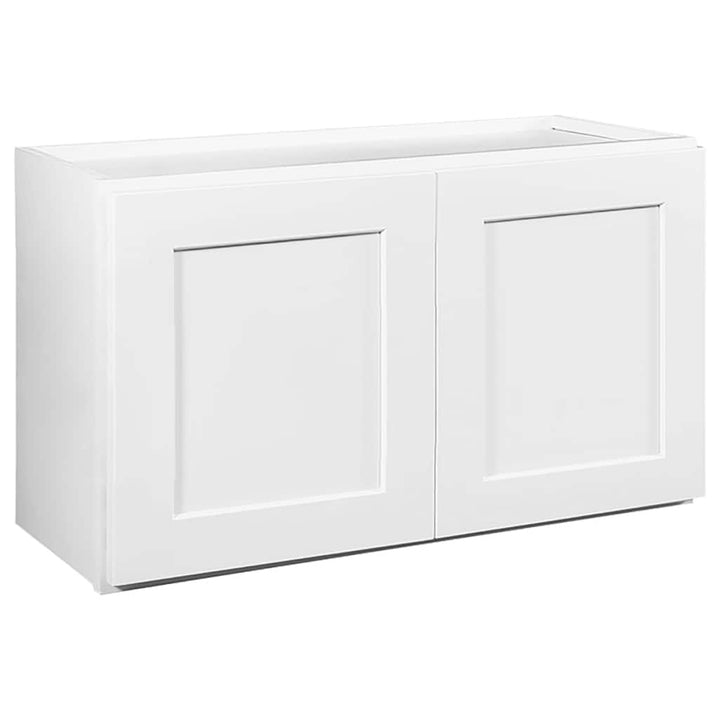 Design House Brookings 36-in W x 21-in H x 12-in D White Maple Wall Ready To Assemble Plywood Cabinet (Recessed Panel Shaker Door Style)