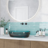Apollo Tile 10-Pack Sapphire Blue 1/2-in x 12-in Glass Pencil Tile (0.5-sq. ft/ Carton)