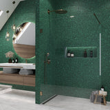 Apollo Tile Skosh Bottle Green 11-1/2-in x 11-1/2-in Glossy Glass Uniform Squares Floor and Wall Tile (18.69-sq. ft/ Carton)