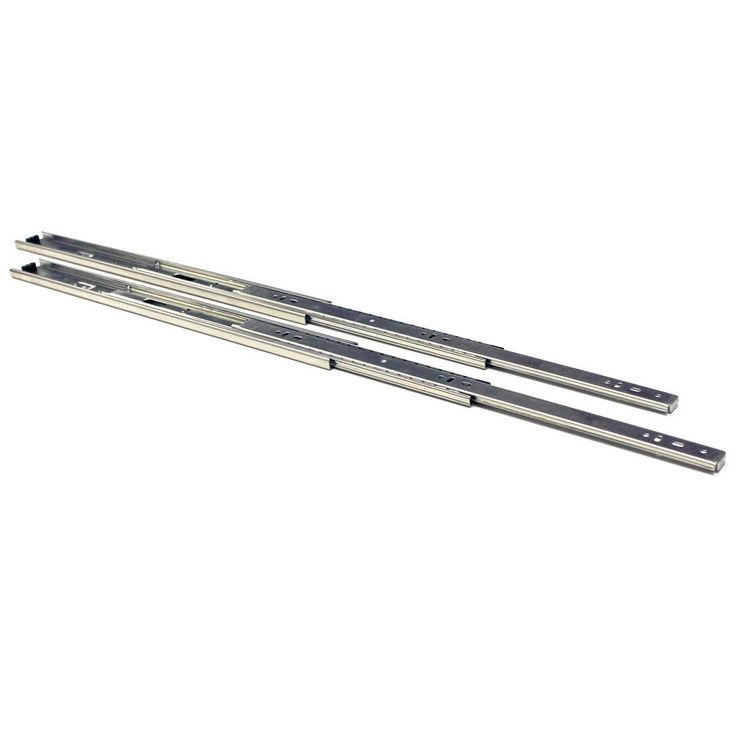 20 in. Full Extension Side Mount Ball Bearing Drawer Slide with Installation Screws (10-Pair)