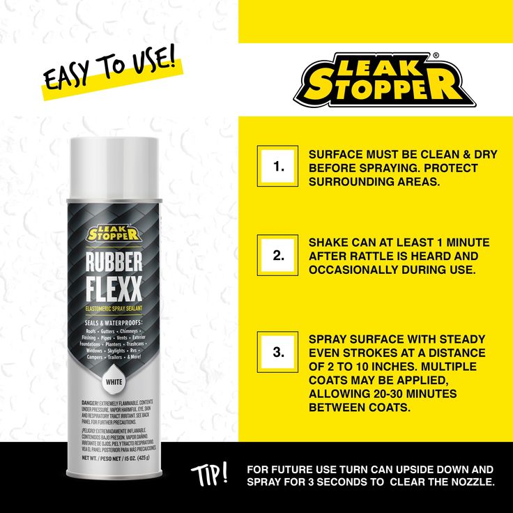 LEAK STOPPER Rubber Flexx 15-fl oz Waterproof Roof Sealant