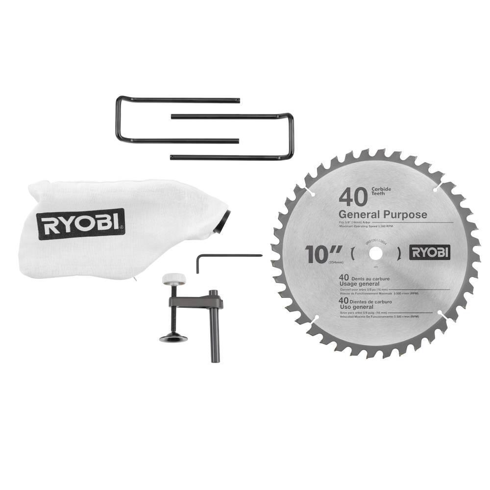 15 Amp 10 in. Sliding Compound Miter Saw and 18-Volt Cordless ONE+ 1/2 in. Drill/Driver Kit w/(1)1.5 Ah Battery, Charger - Super Arbor