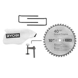15 Amp 10 in. Sliding Compound Miter Saw and 18-Volt Cordless ONE+ 1/2 in. Drill/Driver Kit w/(1)1.5 Ah Battery, Charger - Super Arbor