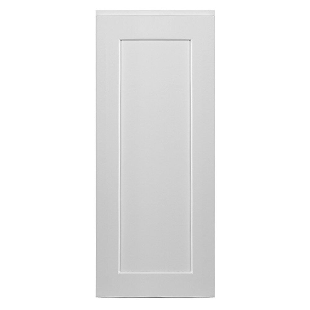 Design House Brookings 18-in W x 36-in H x 12-in D White Maple Wall Fully Assembled Plywood Cabinet (Recessed Panel Shaker Door Style)