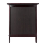 Winsome Wood Zara Transitional Espresso Tv Cabinet (Accommodates TVs up to 32-in)