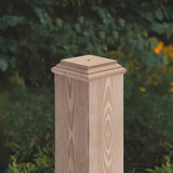 RELIABILT 4-in x 4-in Wood Redwood Deck Post Cap