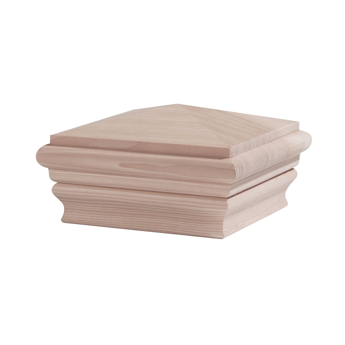 RELIABILT 4-in x 4-in Wood Redwood Deck Post Cap