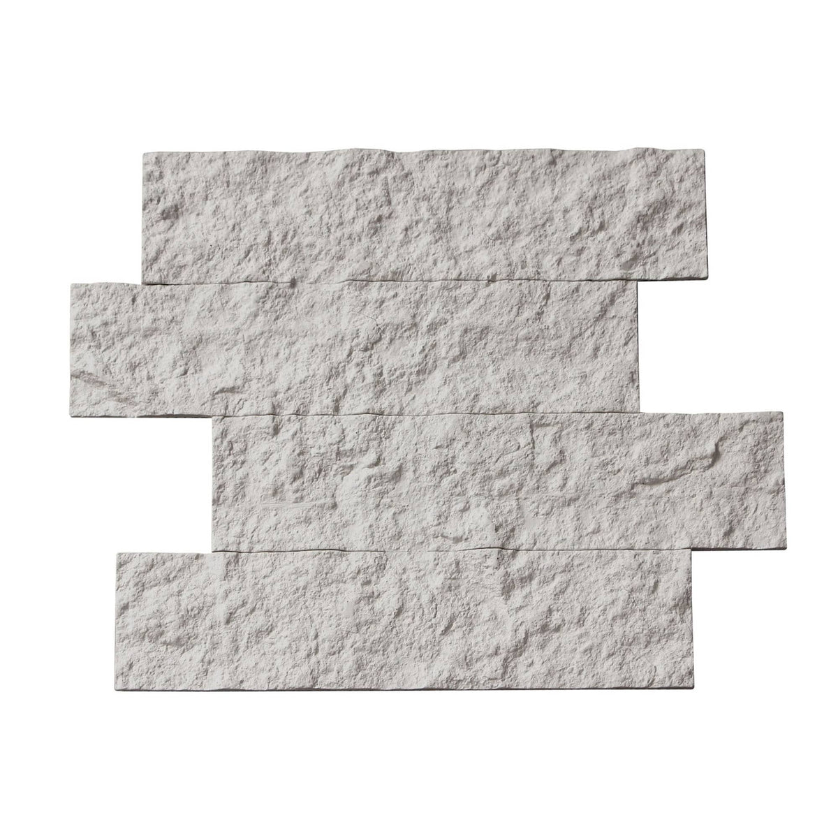 LuxySplash Annetta Off-White 12-in x 15-in Natural Natural stone Mixed Subway Peel and stick Wall Tile product image