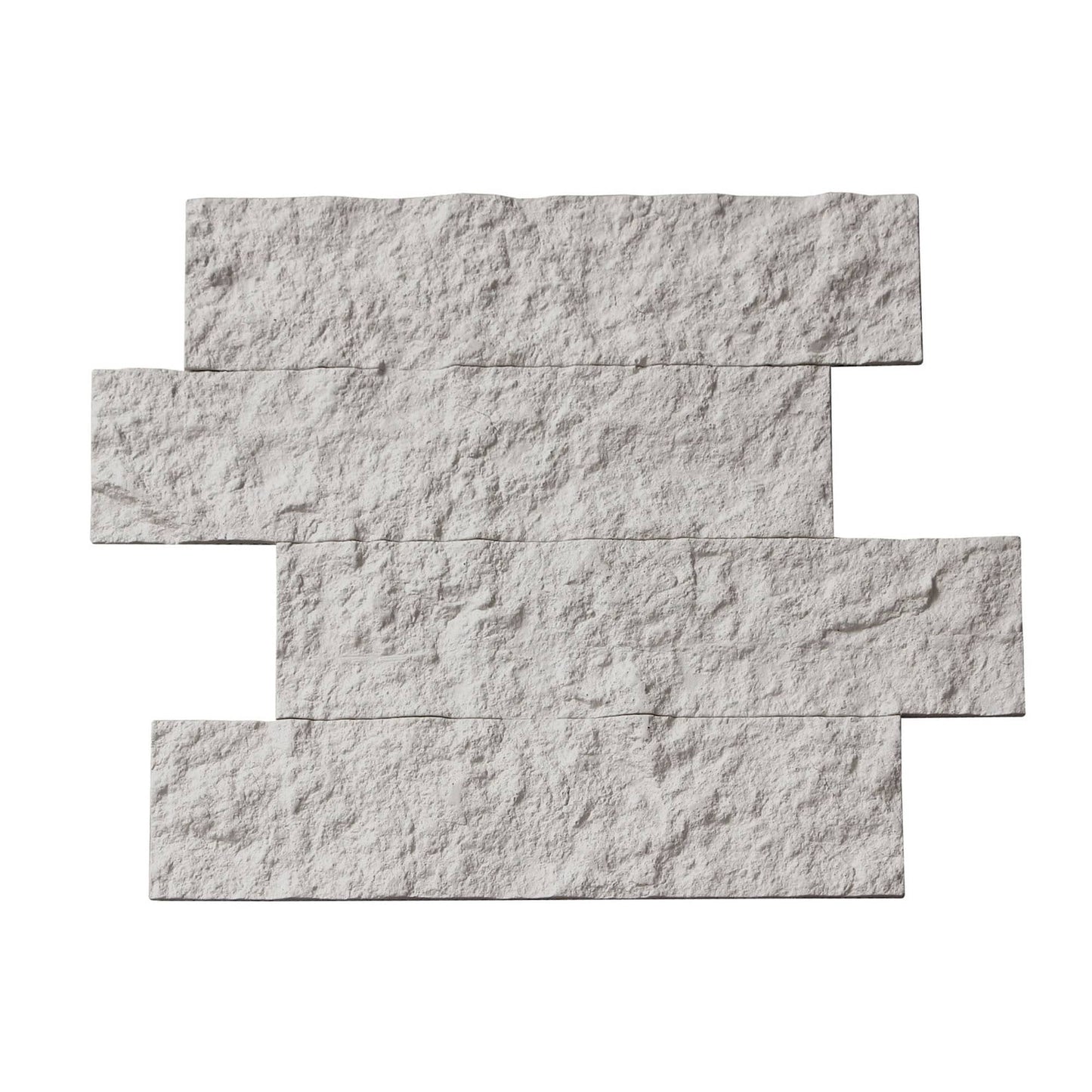 LuxySplash Annetta Off-White 12-in x 15-in Natural Natural stone Mixed Subway Peel and stick Wall Tile product image