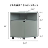 Furniture of America Leto Black Contemporary/Modern Mdf Media Cabinet