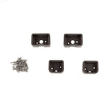 Deckorators 5.0625-in x 2.5-in Contemporary Aluminum Weathered Brown Aluminum Rail Bracket (4-Pack)