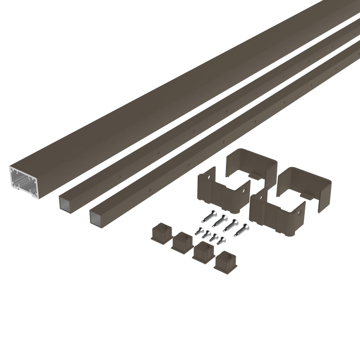 Deckorators Contemporary Cable 8-ft x 42-in Textured Bronze Aluminum Deck Cable Rail Kit