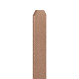 Natures Composites Composite Fence and Gate Picket - Dog Ear - Timber Brown - 3/8in. x 5in. x 5 3/4ft. (7-Pack)