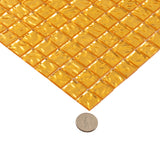 Apollo Tile Altin Shimmer Gold 12-in x 12-in Glossy Glass Uniform Squares Floor and Wall Tile (20-sq. ft/ Carton)