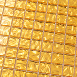 Apollo Tile Altin Shimmer Gold 12-in x 12-in Glossy Glass Uniform Squares Floor and Wall Tile (20-sq. ft/ Carton)