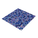 Apollo Tile Mingles Blue 11-1/2-in x 11-1/2-in Glossy Glass Uniform Squares Floor and Wall Tile (18.69-sq. ft/ Carton)