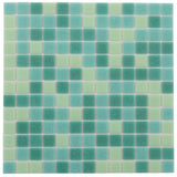 Apollo Tile Mingles Dynasty Green 12-in x 12-in Glossy Glass Uniform Squares Floor and Wall Tile (20-sq. ft/ Carton)