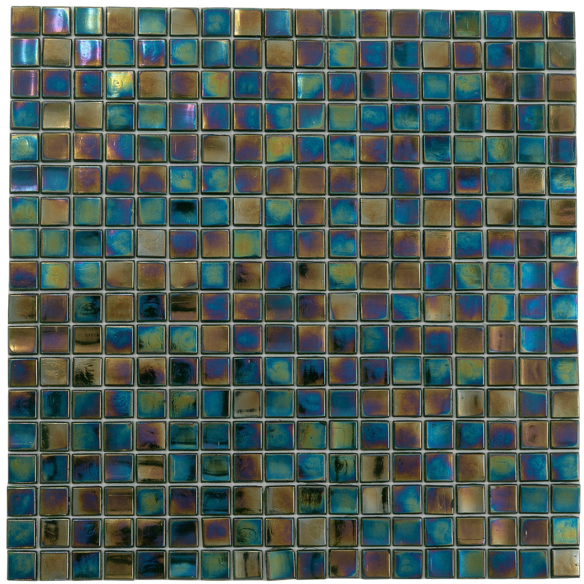 Apollo Tile Skosh Rainbow Green 11-1/2-in x 11-1/2-in Glossy Glass Uniform Squares Floor and Wall Tile (18.69-sq. ft/ Carton)