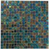 Apollo Tile Skosh Rainbow Green 11-1/2-in x 11-1/2-in Glossy Glass Uniform Squares Floor and Wall Tile (18.69-sq. ft/ Carton)