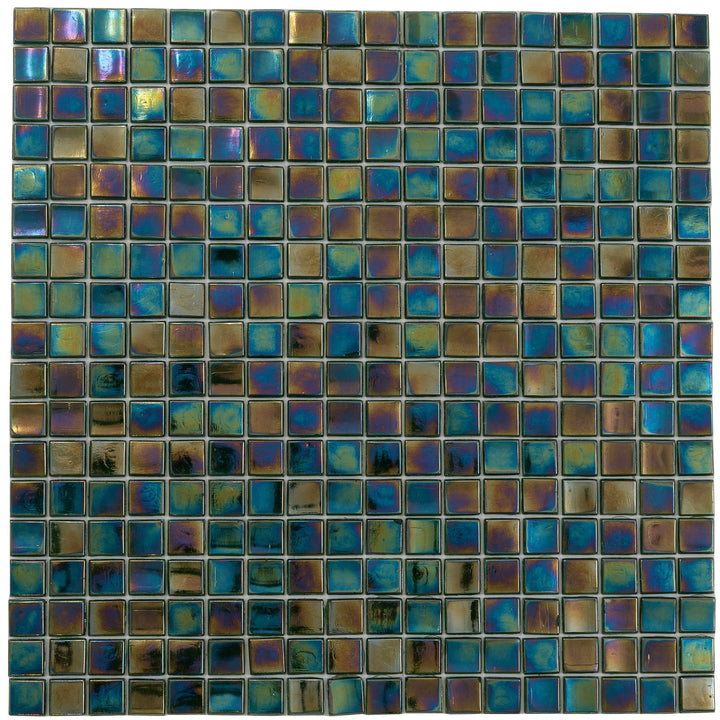 Apollo Tile Skosh Rainbow Green 11-1/2-in x 11-1/2-in Glossy Glass Uniform Squares Floor and Wall Tile (18.69-sq. ft/ Carton)
