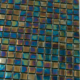 Apollo Tile Skosh Rainbow Green 11-1/2-in x 11-1/2-in Glossy Glass Uniform Squares Floor and Wall Tile (18.69-sq. ft/ Carton)