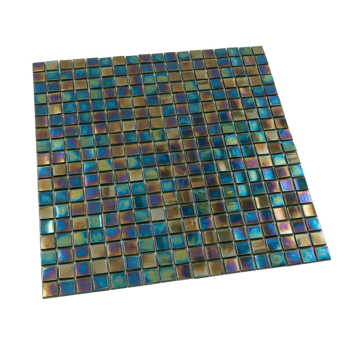Apollo Tile Skosh Rainbow Green 11-1/2-in x 11-1/2-in Glossy Glass Uniform Squares Floor and Wall Tile (18.69-sq. ft/ Carton)