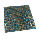 Apollo Tile Skosh Rainbow Green 11-1/2-in x 11-1/2-in Glossy Glass Uniform Squares Floor and Wall Tile (18.69-sq. ft/ Carton)