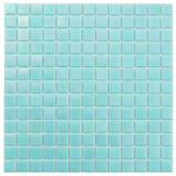 Apollo Tile Nacreous Sky Blue 12-in x 12-in Glossy Glass Uniform Squares Floor and Wall Tile (20-sq. ft/ Carton)