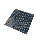 Apollo Tile Celestial Berlin Blue 12-in x 12-in Glossy Glass Uniform Squares Floor and Wall Tile (20-sq. ft/ Carton)