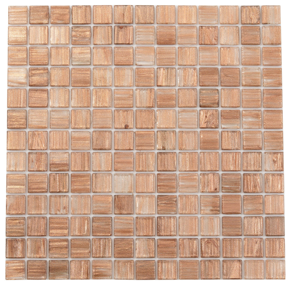 Apollo Tile Celestial Copper Brown 12-in x 12-in Glossy Glass Uniform Squares Floor and Wall Tile (20-sq. ft/ Carton)