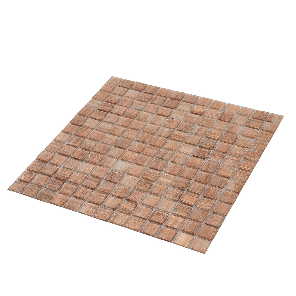 Apollo Tile Celestial Copper Brown 12-in x 12-in Glossy Glass Uniform Squares Floor and Wall Tile (20-sq. ft/ Carton)