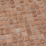 Apollo Tile Celestial Copper Brown 12-in x 12-in Glossy Glass Uniform Squares Floor and Wall Tile (20-sq. ft/ Carton)