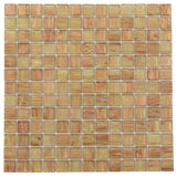 Apollo Tile Celestial Tortilla Brown 12-in x 12-in Glossy Glass Uniform Squares Floor and Wall Tile (20-sq. ft/ Carton)