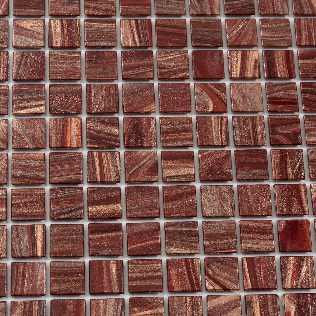 Apollo Tile Celestial Fire Brick Red 12-in x 12-in Glossy Glass Uniform Squares Floor and Wall Tile (20-sq. ft/ Carton)