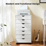 Siavonce White Office Cabinet
