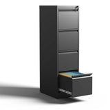 Siavonce Black Office Cabinet