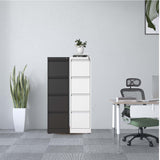 Siavonce Black Office Cabinet