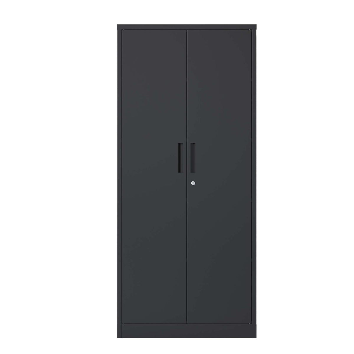Siavonce White 4-Shelf Office Cabinet
