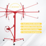 Maocao Hoom 11ft Red Drywall Lift 11-ft H x 53.5-in L x 53.5-in W Steel Drywall Lift