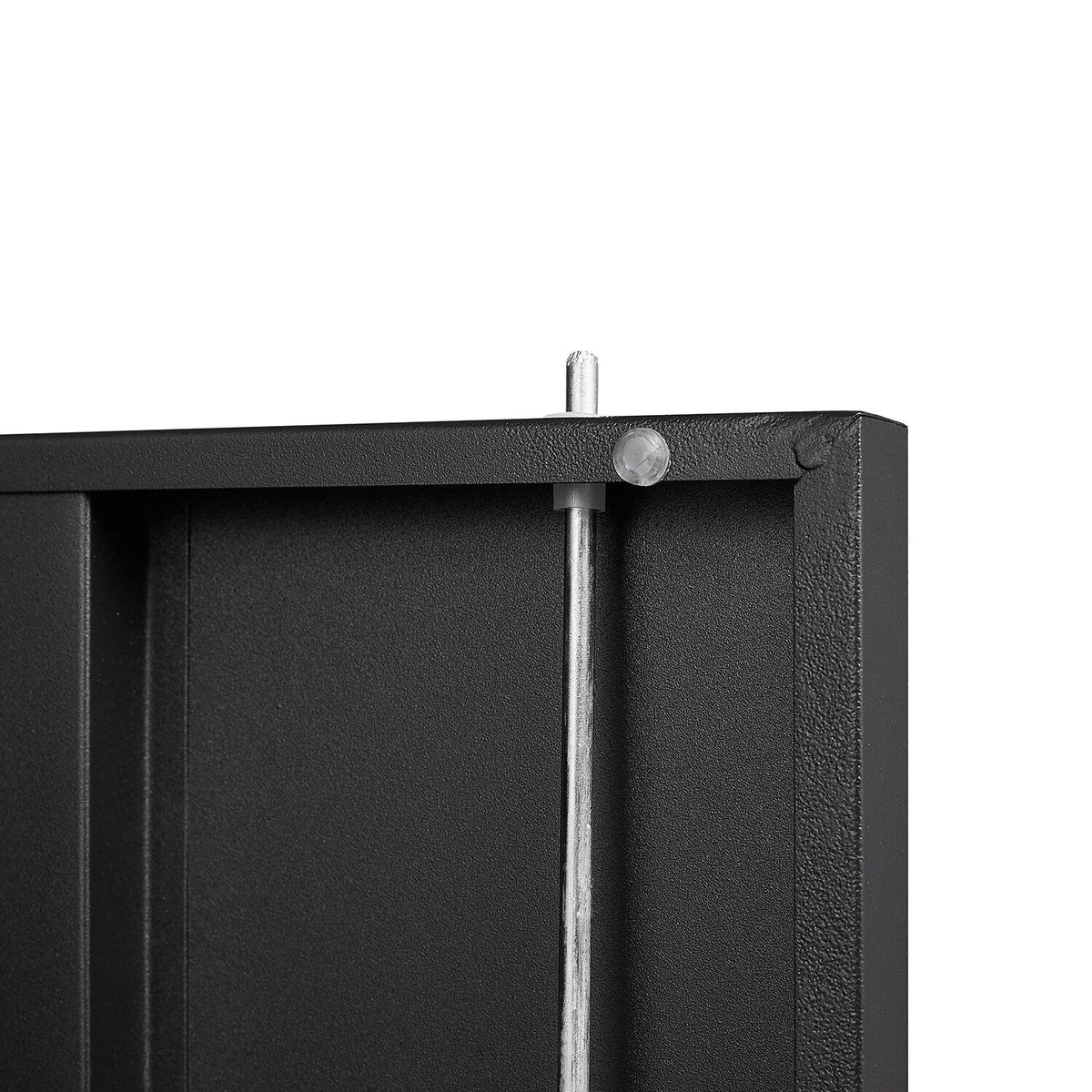 Siavonce Black 3-Shelf Office Cabinet