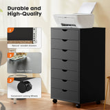 Siavonce Black Office Cabinet