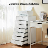 Siavonce White Office Cabinet