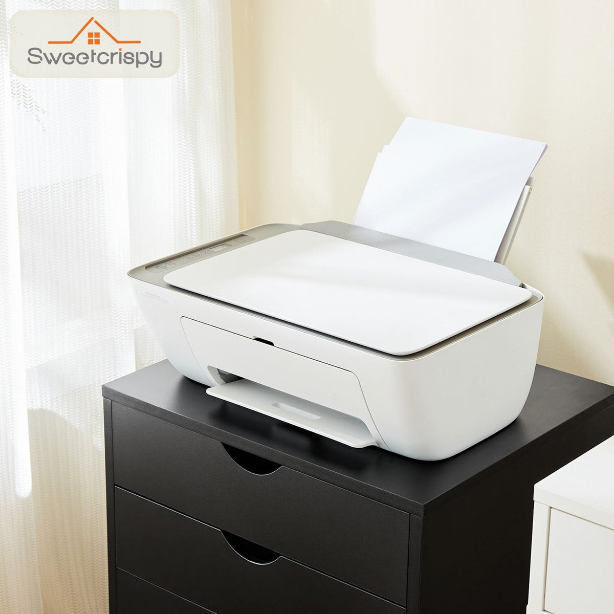 Siavonce Black Office Cabinet