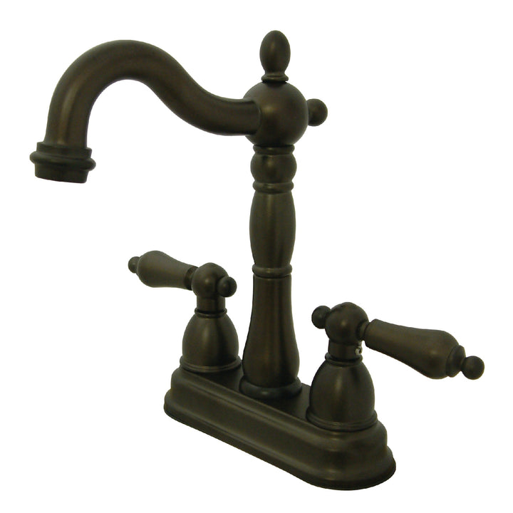 Elements of Design New Orleans Oil-Rubbed Bronze 2-Handle Deck-Mount Bridge Kitchen Faucet