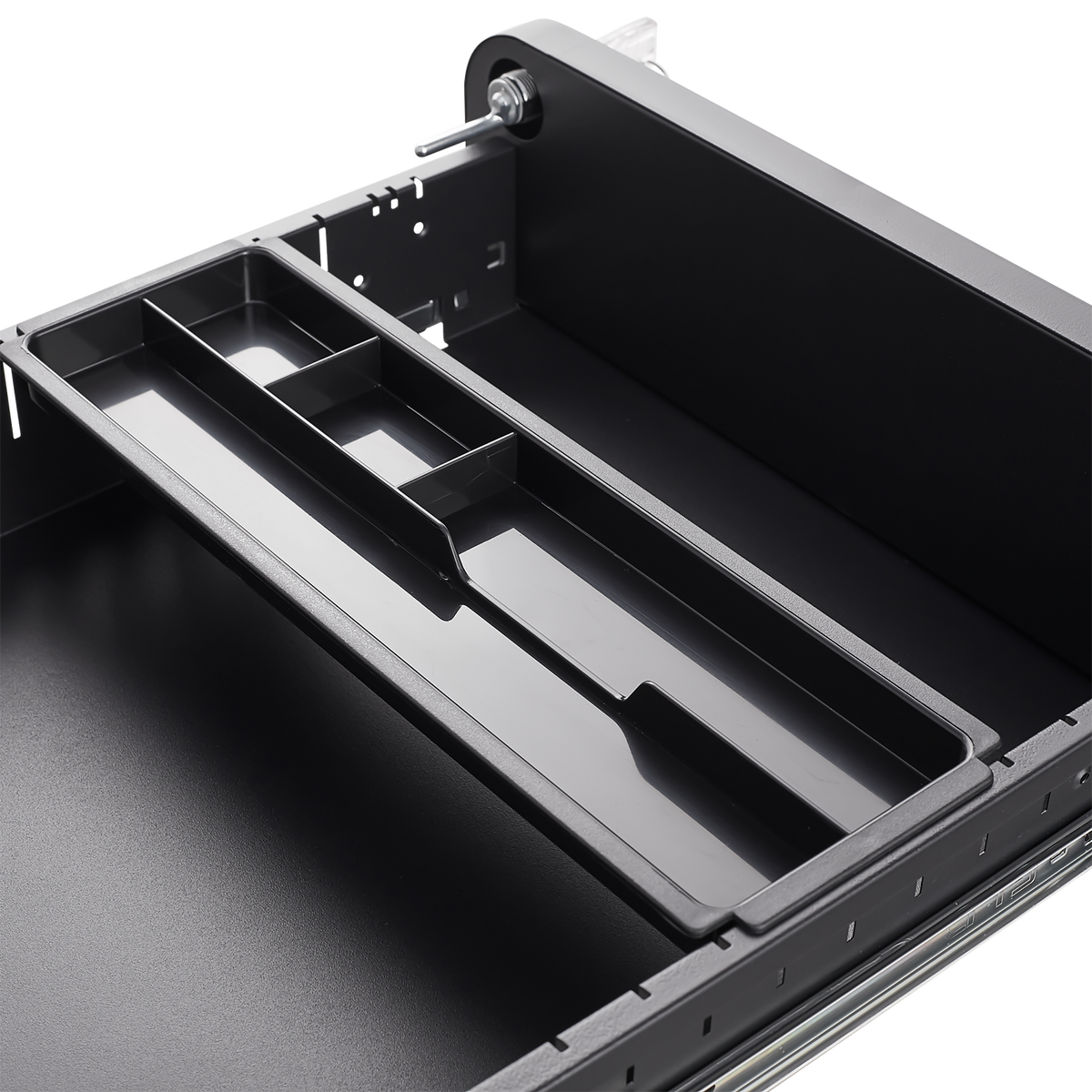 Mondawe Black 3-Drawer 15.75-in File Cabinet